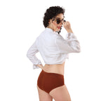 Zivira Women's Inner Elastic No Rash Panties Pack of 3 - Soft, Breathable, Comfortable, and Anti-Microbial Underwear for Everyday Wear