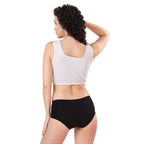 Zivira Women's Inner Elastic No Rash Panties Pack of 3 - Soft, Breathable, Comfortable, and Anti-Microbial Underwear for Everyday Wear