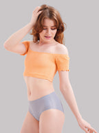 Seamless Hip Full Coverage Nylon Spandex Panties for Women - No panty lines Waistband and All Day Fresh Fabric - Pack of 2