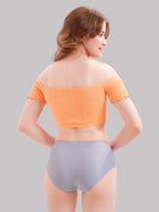 Mid Waist Panty for Women Ashgrey