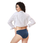 Zivira Women's Micro Modal Panties Pack of 3 - Soft, Breathable, Comfortable, and Anti-Microbial Underwear for Sensitive Skin