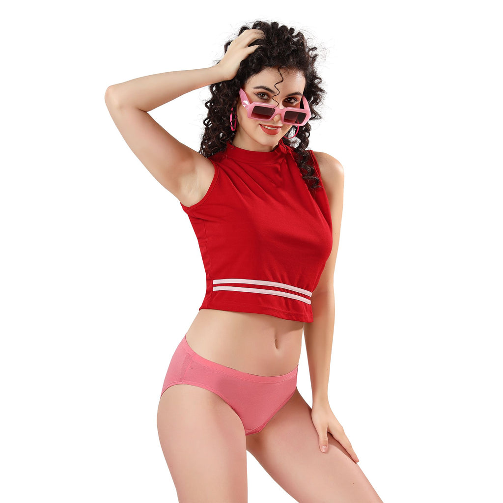 Zivira Women's Micro Modal Panties Pack of 3 - Soft, Breathable, Comfortable, and Anti-Microbial Underwear for Sensitive Skin