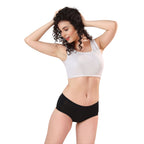 Zivira Women's Inner Elastic No Rash Panties Pack of 3 - Soft, Breathable, Comfortable, and Anti-Microbial Underwear for Everyday Wear