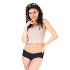 Zivira Women's Inner Elastic No Rash Panties Pack of 3 - Soft, Breathable, Comfortable, and Anti-Microbial Underwear for Everyday Wear