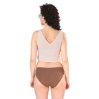 Zivira Women's Micro Modal Panties Pack of 3 - Soft, Breathable, Comfortable, and Anti-Microbial Underwear for Sensitive Skin