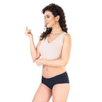 Zivira Women's Inner Elastic No Rash Panties Pack of 3 - Soft, Breathable, Comfortable, and Anti-Microbial Underwear for Everyday Wear