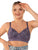 Zivira Plus Size T-Shirt Bra with Seamless Cups and Comfortable Straps for All Day Support and Coverage Purple Candy