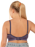 Zivira Plus Size T-Shirt Bra with Seamless Cups and Comfortable Straps for All Day Support and Coverage Purple Candy