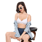 Medium Padded Non Wired Polyamide Bra With Detachable Strap