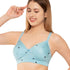 Zivira Printed Tshirt Bra - Wirefree and Padded with Inner Elastic in C & D Cups