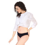 Zivira Women's Micro Modal Panties Pack of 3 - Soft, Breathable, Comfortable, and Anti-Microbial Underwear for Sensitive Skin