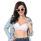 Medium Padded Non Wired Polyamide Bra With Detachable Strap