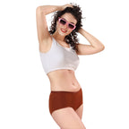 Zivira Women's Outer Elastic No Rash Panties Pack of 3 - Soft, Breathable, Comfortable, and Anti-Microbial Underwear for Everyday Wear