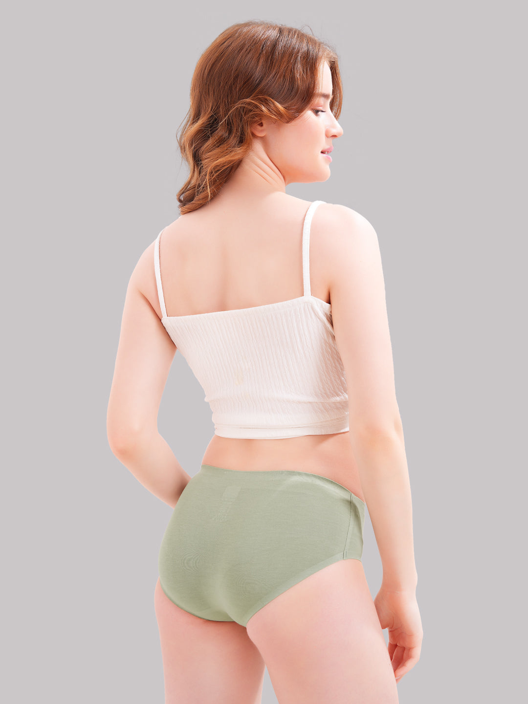 Hip Wide Coverage Micro Modal Panties for Women - No Marks Waistband and All Day Fresh Fabric - Pista