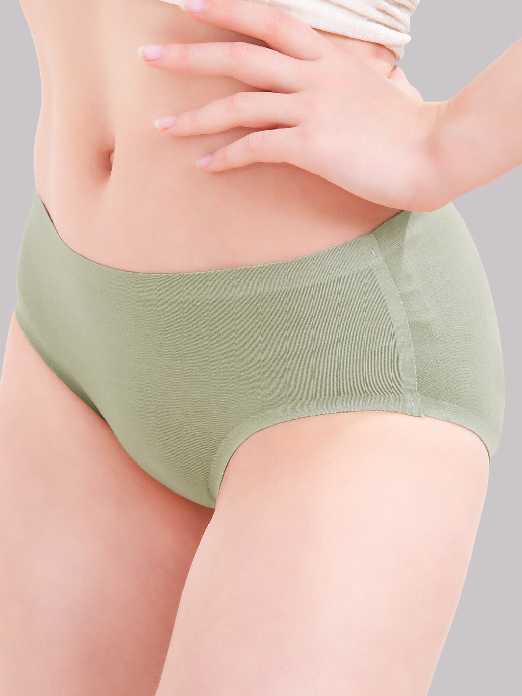 Hip Wide Coverage Micro Modal Panties for Women - No Marks Waistband and All Day Fresh Fabric - Pista