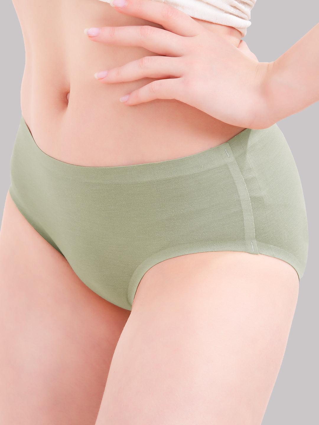 Hip Wide Coverage Micro Modal Panties for Women - No Marks Waistband and All Day Fresh Fabric - Pista