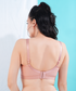 Zivira Seamless Cups - Thin Padding - Broad Strap T-Shirt Bra Cum Sports Bra with Hook Closure | Peach