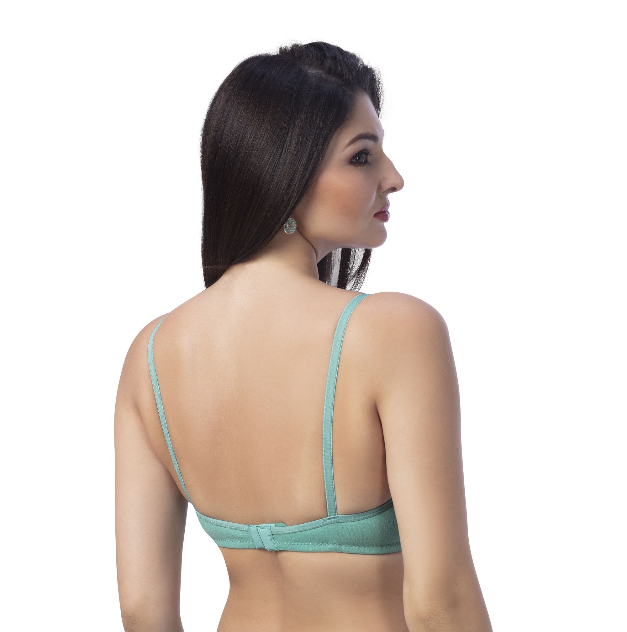 ZIVIRA BASICS PADDED NON WIRED T-SHIRT BRA Ash Gray