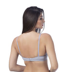 ZIVIRA BASICS PADDED NON WIRED T-SHIRT BRA Ash Gray