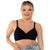 Zivira Padded C,D Cup SIZE | Wire-Free | 3/4TH Coverage | T-Shirt Bra | Cotton Lycra | Convertible Straps | Free Transparent Belt | NO Nipple Show-Through | Navy Blue