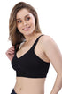 Seamless Cups  Thin Padding  Broad Strap Yoga Bra  with Hook Closure.