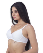 ZIVIRA BASICS PADDED NON WIRED T-SHIRT BRA White